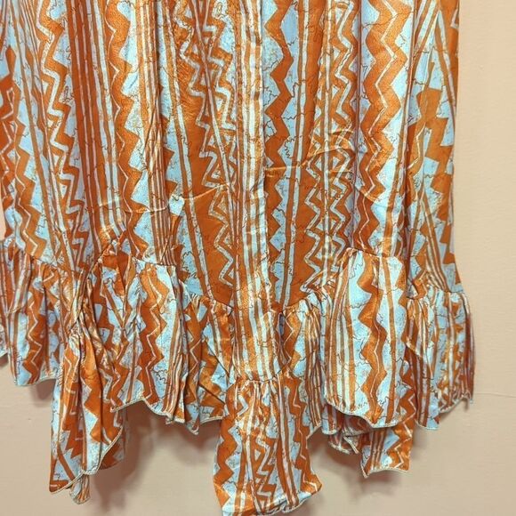 Karma Highway Adjustable Strap Ruffle Bottom Summer Dress OS - Picture 2 of 9